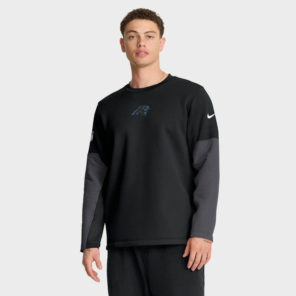 Carolina Panthers Sideline Coach Therma-FIT Long Sleeve T-Shirt | NFL Sale