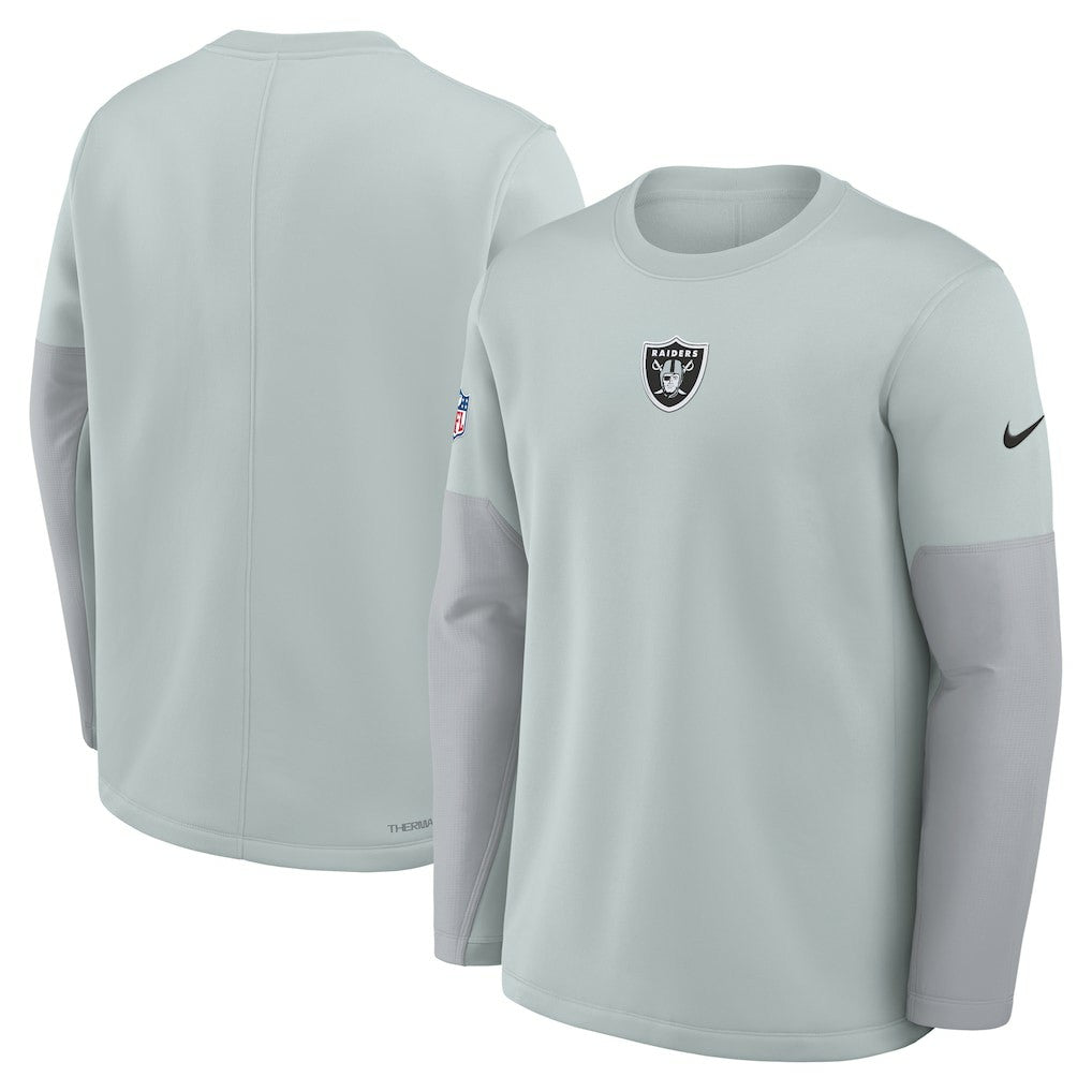 Las Vegas Raiders Sideline Coach Therma-FIT Long Sleeve T-Shirt | NFL On sale