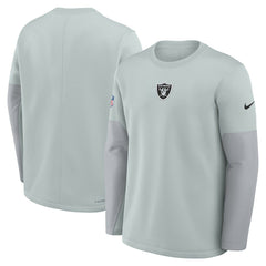 Las Vegas Raiders Sideline Coach Therma-FIT Long Sleeve T-Shirt | NFL On sale