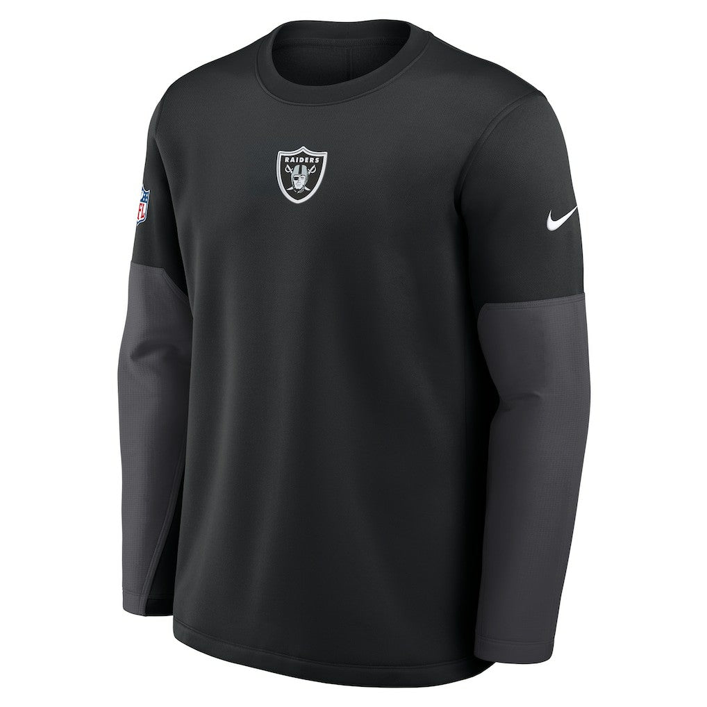 Las Vegas Raiders Sideline Coach Therma-FIT Long Sleeve T-Shirt | NFL New