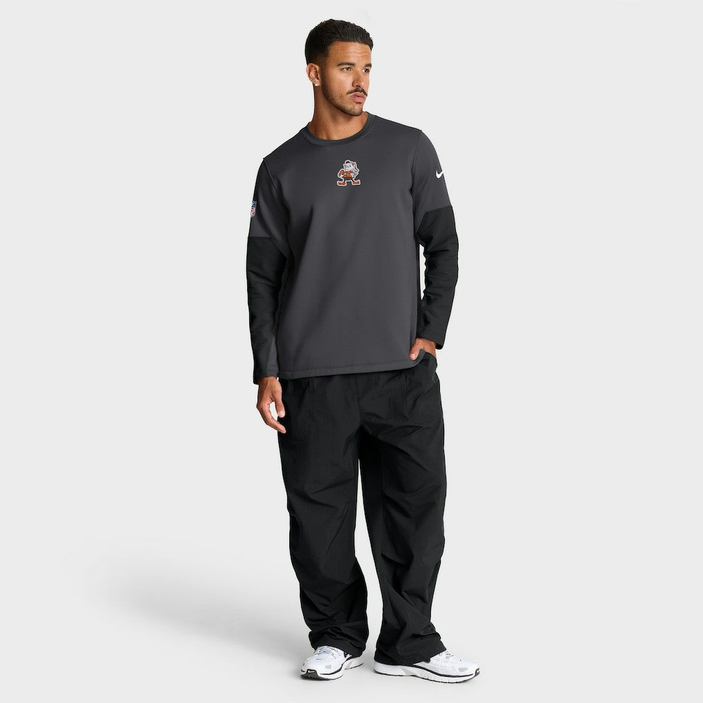 Cleveland Browns Sideline Coach Therma-FIT Long Sleeve T-Shirt | NFL New