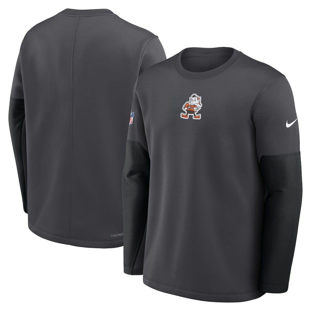 Cleveland Browns Sideline Coach Therma-FIT Long Sleeve T-Shirt | NFL New