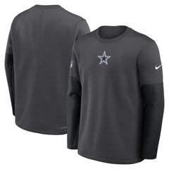 Dallas Cowboys Sideline Coach Therma-FIT Long Sleeve T-Shirt | NFL Discount