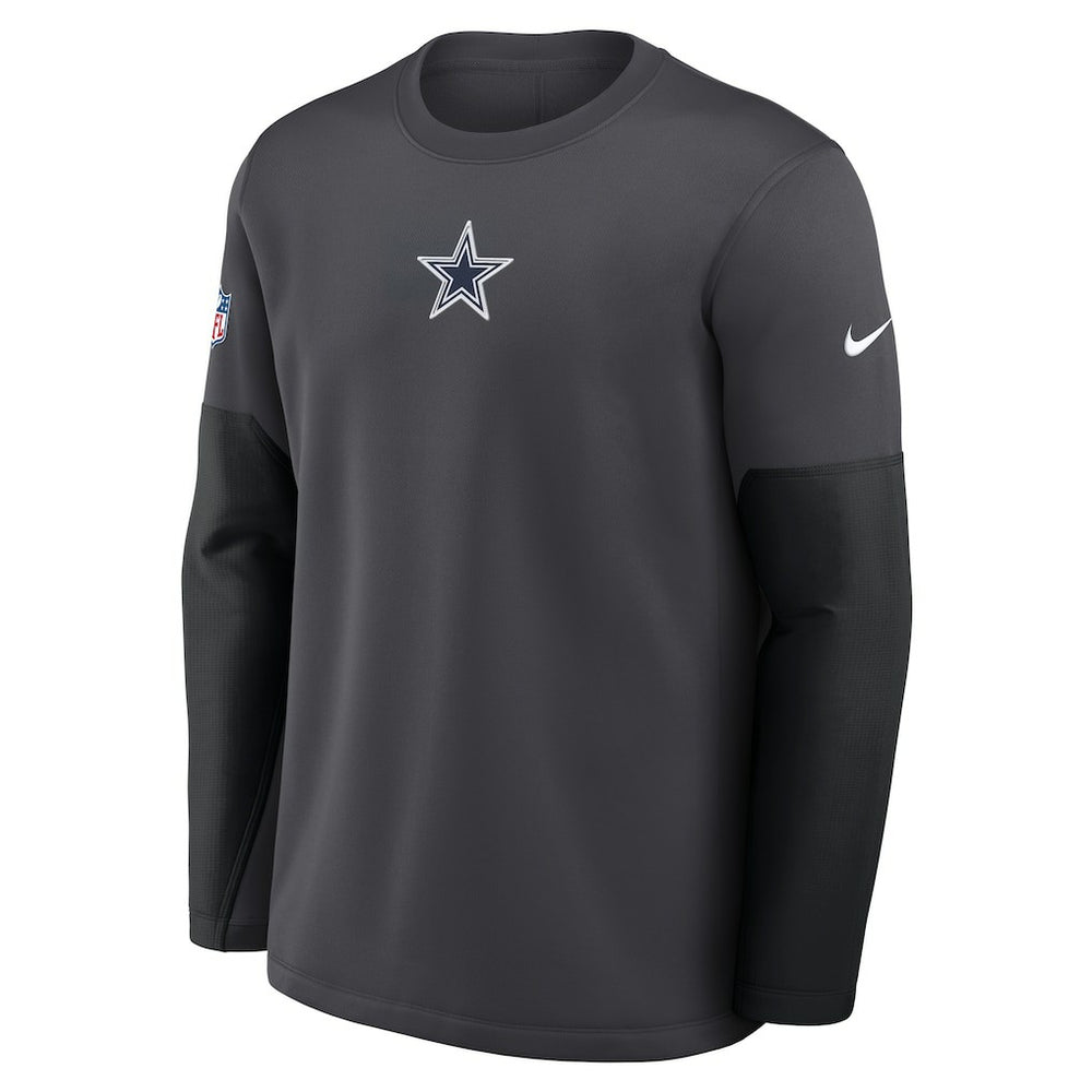 Dallas Cowboys Sideline Coach Therma-FIT Long Sleeve T-Shirt | NFL Discount