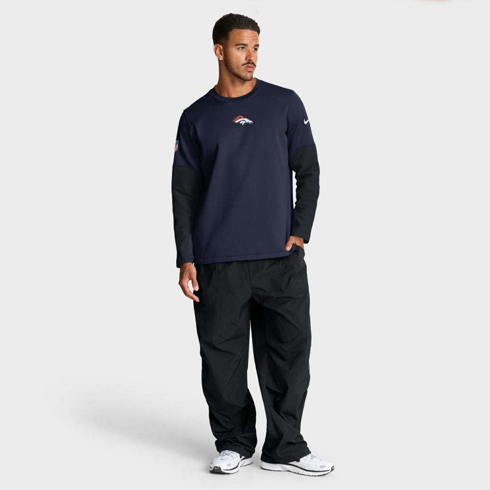 Denver Broncos Sideline Coach Therma-FIT Long Sleeve T-Shirt | NFL New