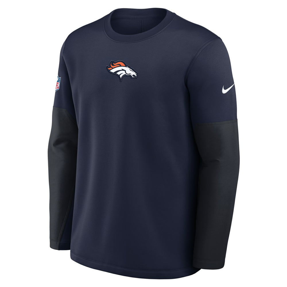 Denver Broncos Sideline Coach Therma-FIT Long Sleeve T-Shirt | NFL New