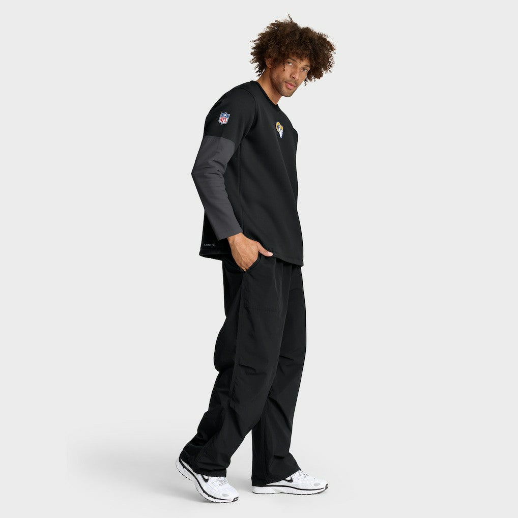Los Angeles Rams Sideline Coach Therma-FIT Long Sleeve T-Shirt | NFL Outlet