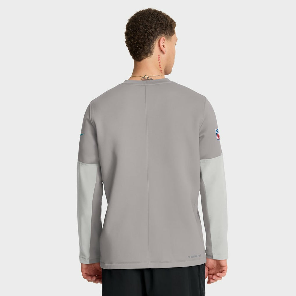 Miami Dolphins Sideline Coach Therma-FIT Long Sleeve T-Shirt | NFL Hot