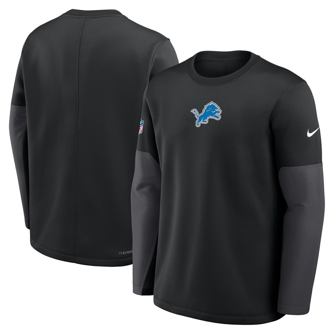 Detroit Lions Sideline Coach Therma-FIT Long Sleeve T-Shirt | NFL Sale