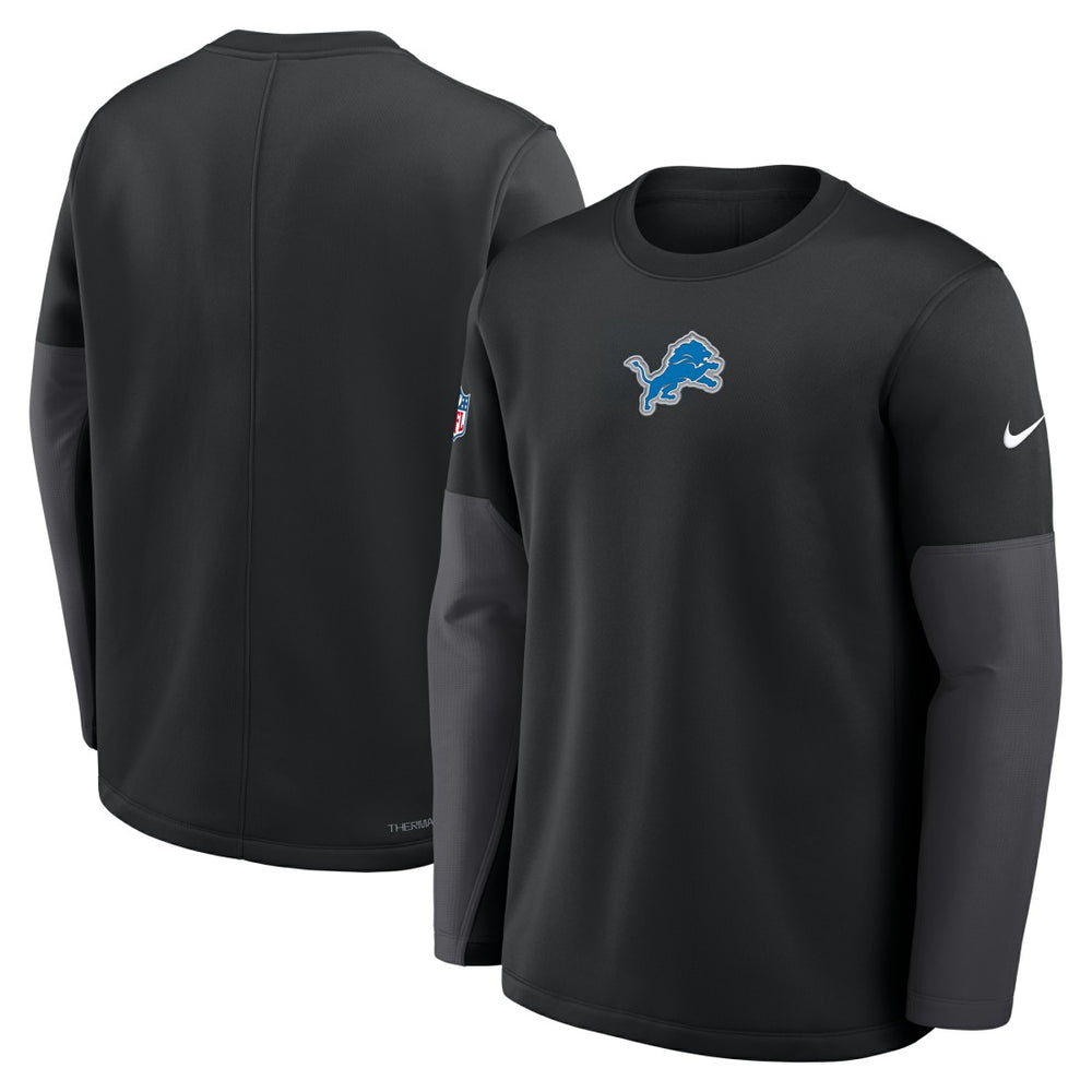 Detroit Lions Sideline Coach Therma-FIT Long Sleeve T-Shirt | NFL Sale