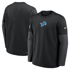 Detroit Lions Sideline Coach Therma-FIT Long Sleeve T-Shirt | NFL Sale