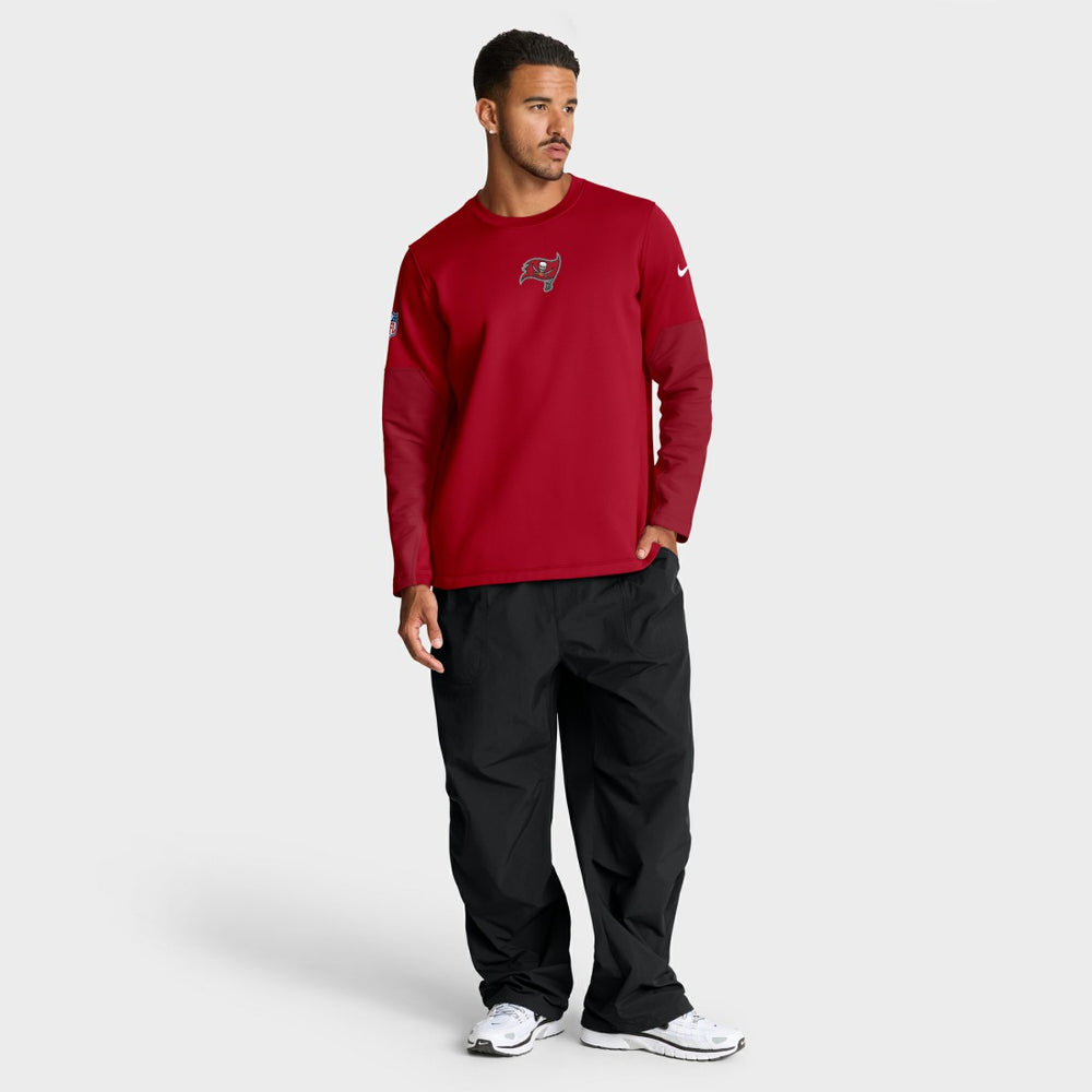 Tampa Bay Buccaneers Sideline Coach Therma-FIT Long Sleeve T-Shirt | NFL Outlet