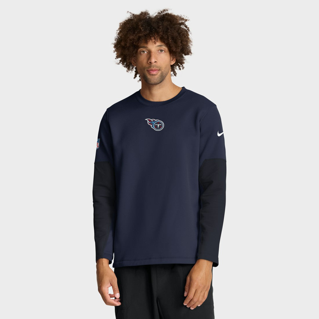 Tennessee Titans Sideline Coach Therma-FIT Long Sleeve T-Shirt | NFL On sale