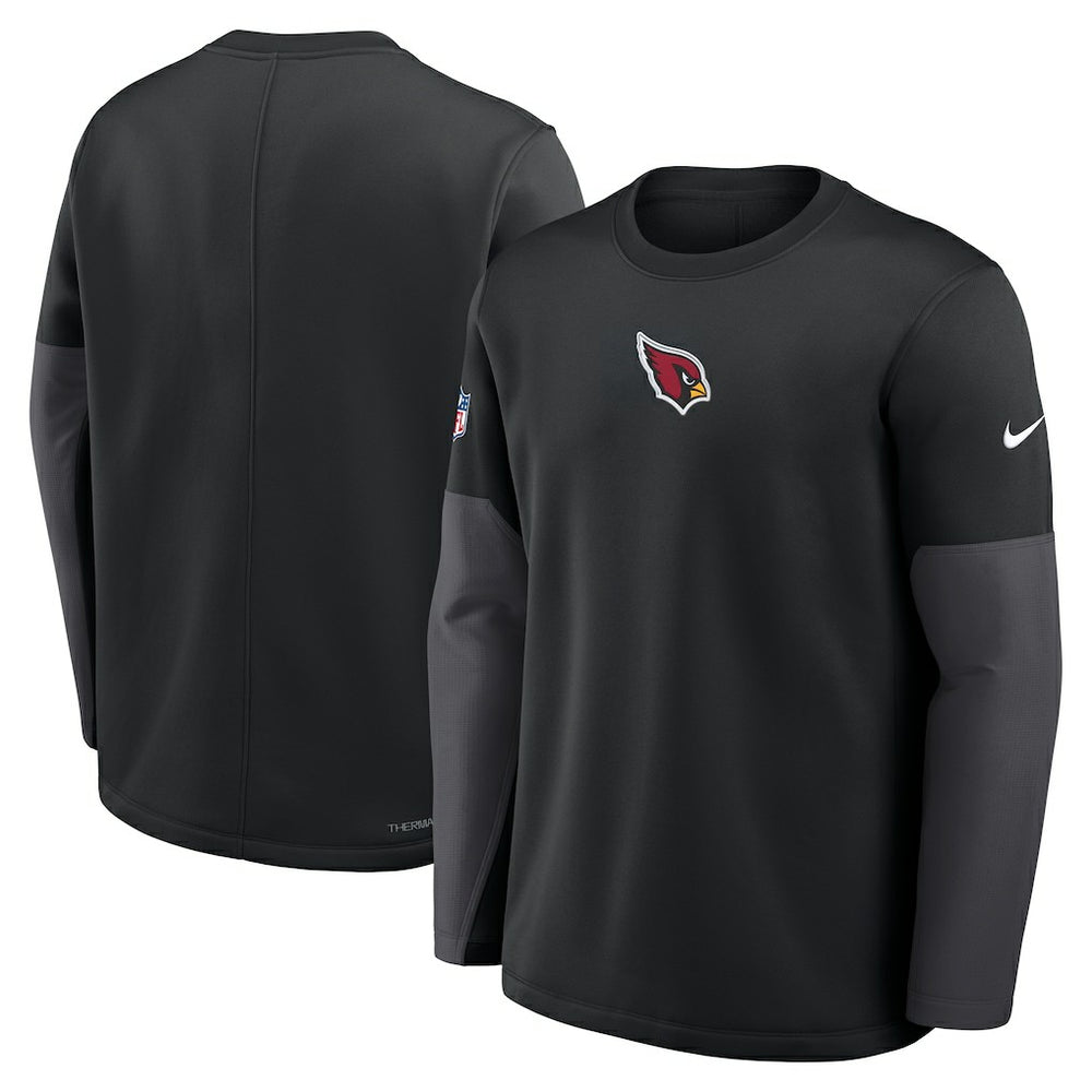 Arizona Cardinals Sideline Coach Therma-FIT Long Sleeve T-Shirt | NFL Discount