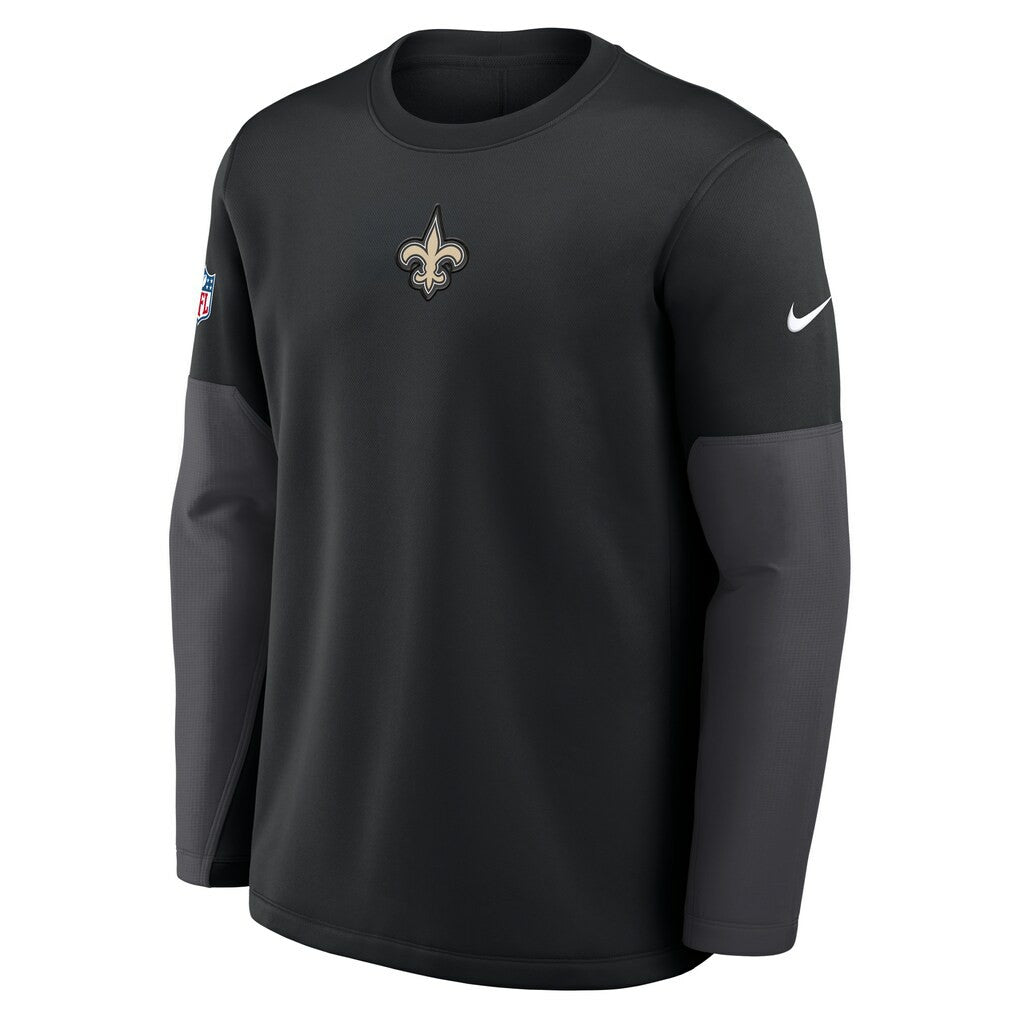 New Orleans Saints Sideline Coach Therma-FIT Long Sleeve T-Shirt | NFL US