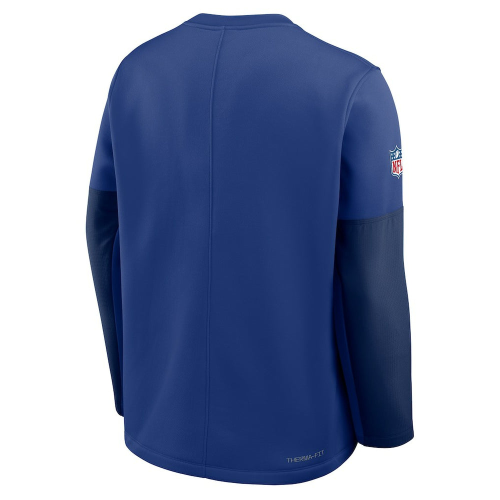 New York Giants Sideline Coach Therma-FIT Long Sleeve T-Shirt | NFL Online