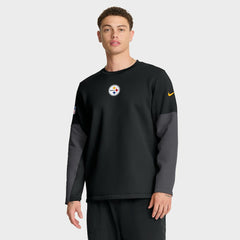 Pittsburgh Steelers Sideline Coach Therma-FIT Long Sleeve T-Shirt | NFL Hot