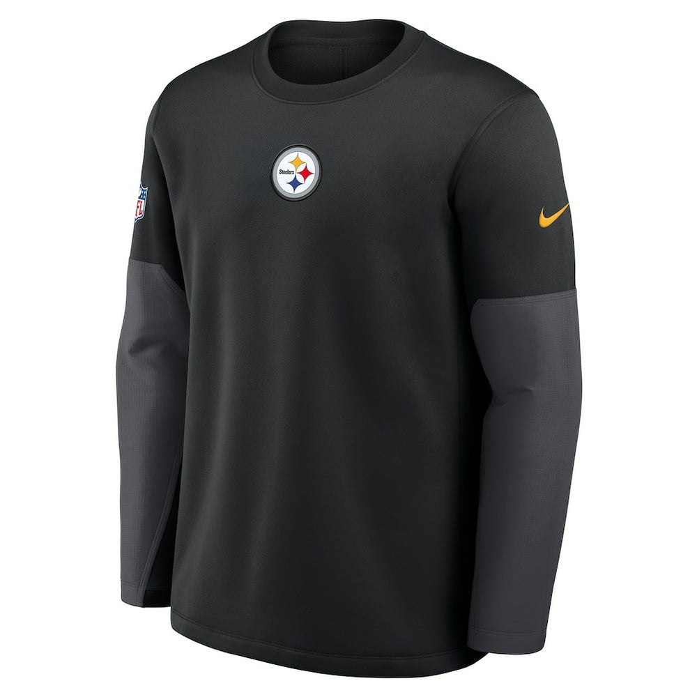 Pittsburgh Steelers Sideline Coach Therma-FIT Long Sleeve T-Shirt | NFL Hot