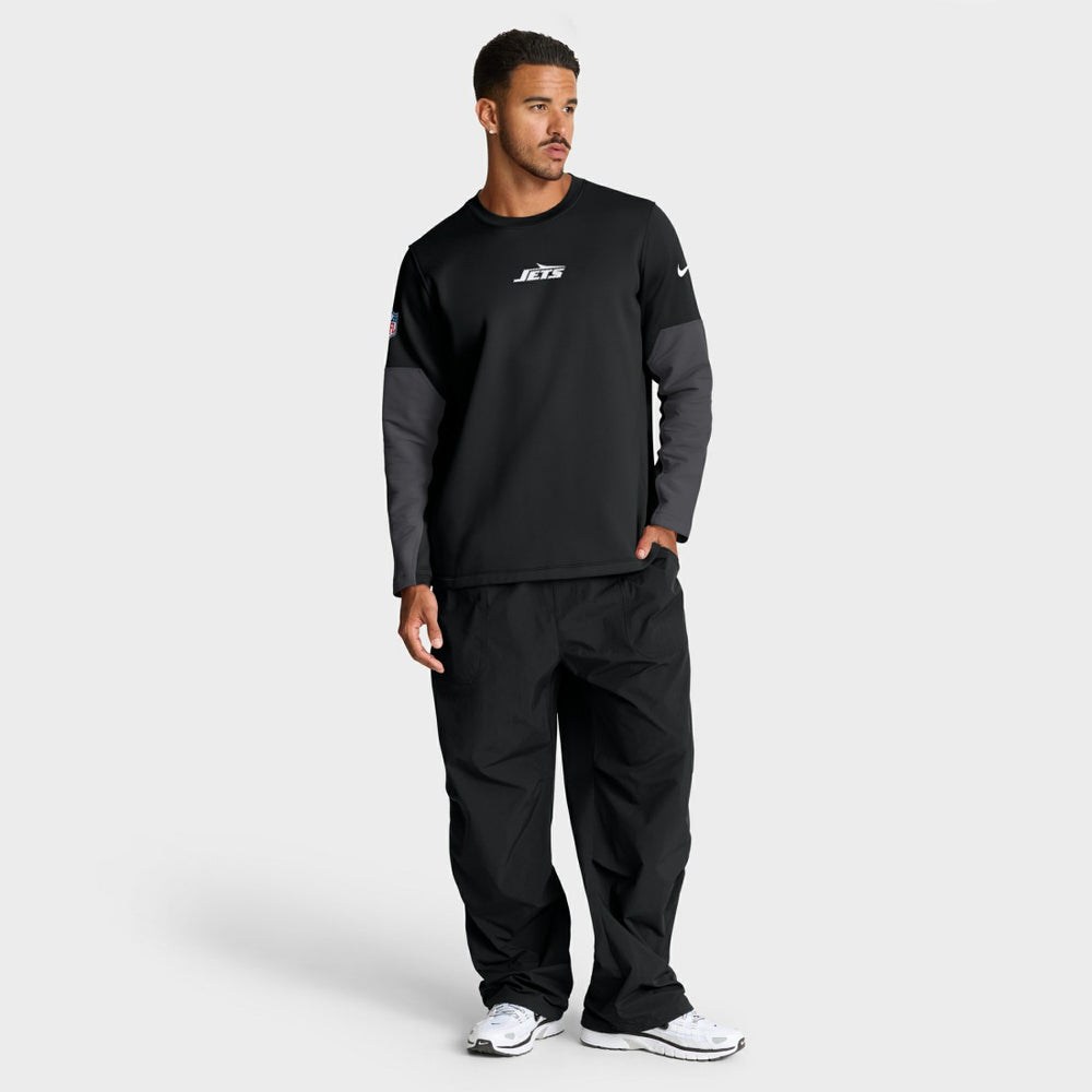 New York Jets Sideline Coach Therma-FIT Long Sleeve T-Shirt | NFL Outlet