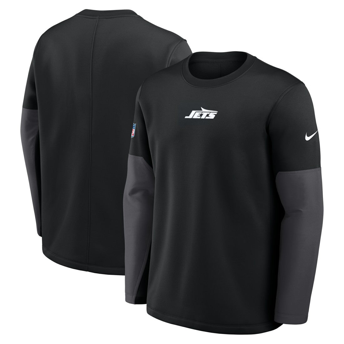 New York Jets Sideline Coach Therma-FIT Long Sleeve T-Shirt | NFL Outlet