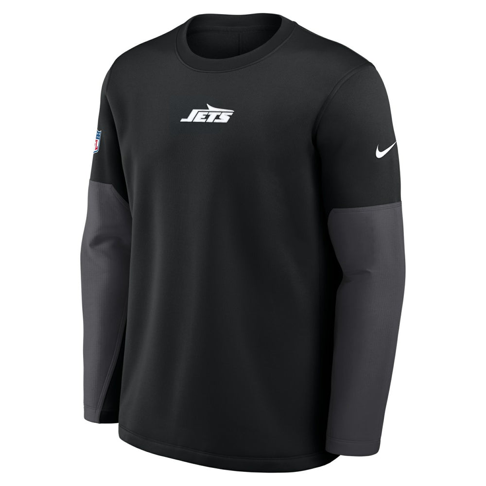 New York Jets Sideline Coach Therma-FIT Long Sleeve T-Shirt | NFL Outlet