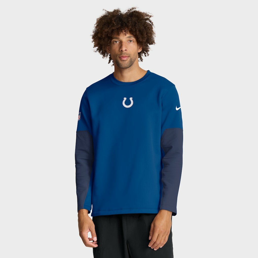 Indianapolis Colts Sideline Coach Therma-FIT Long Sleeve T-Shirt | NFL Hot
