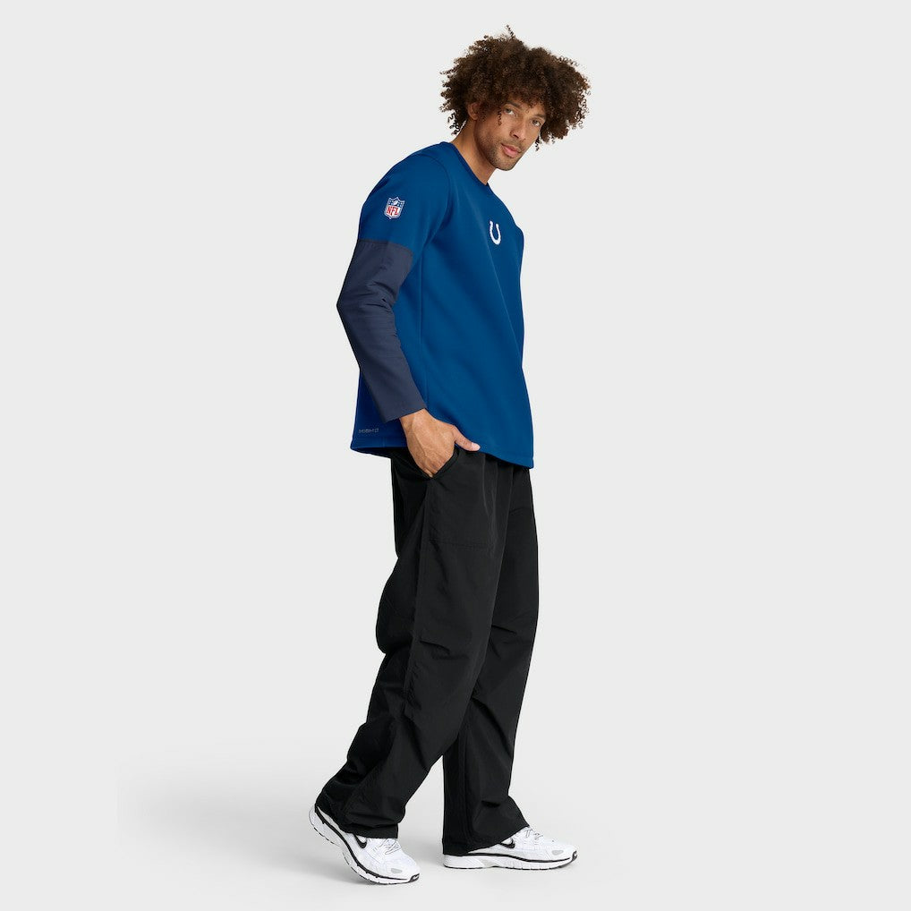 Indianapolis Colts Sideline Coach Therma-FIT Long Sleeve T-Shirt | NFL Hot