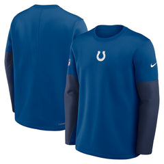 Indianapolis Colts Sideline Coach Therma-FIT Long Sleeve T-Shirt | NFL Hot