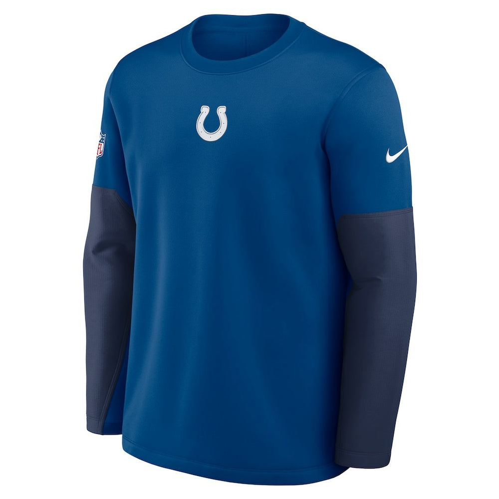 Indianapolis Colts Sideline Coach Therma-FIT Long Sleeve T-Shirt | NFL Hot