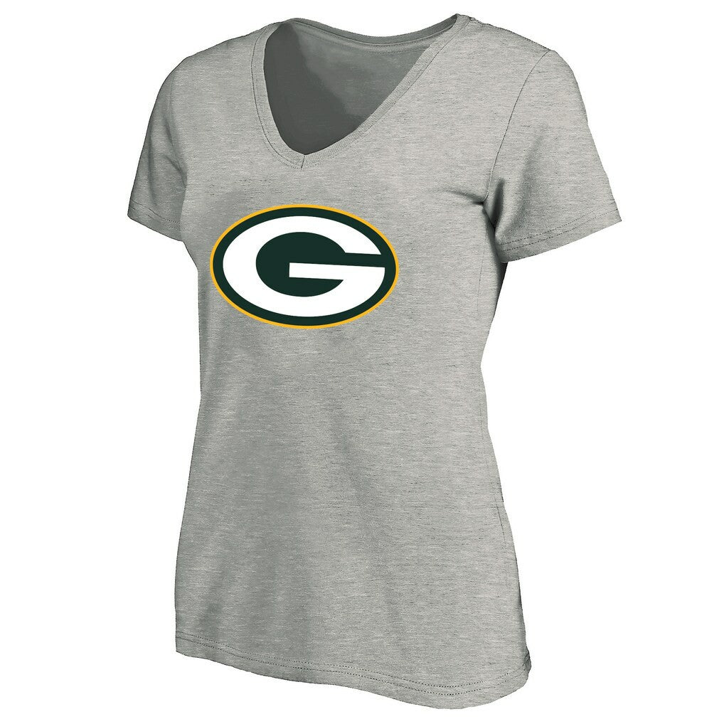 Green Bay Packers Women's Plus Size V-Neck T-Shirt | NFL Hot