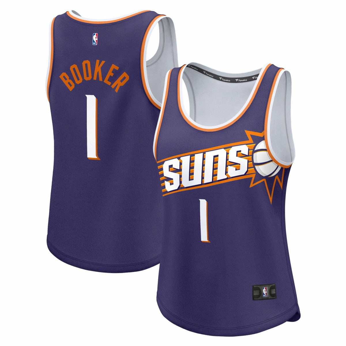 Purple Devin Booker Phoenix Suns Women's Fast Break Player Jersey | NBA