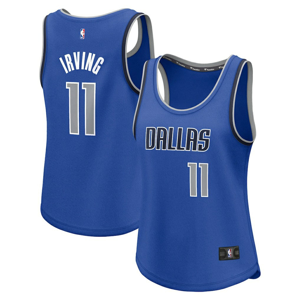 Blue Kyrie Irving Dallas Mavericks Women's Fast Break Player Jersey sale | NBA
