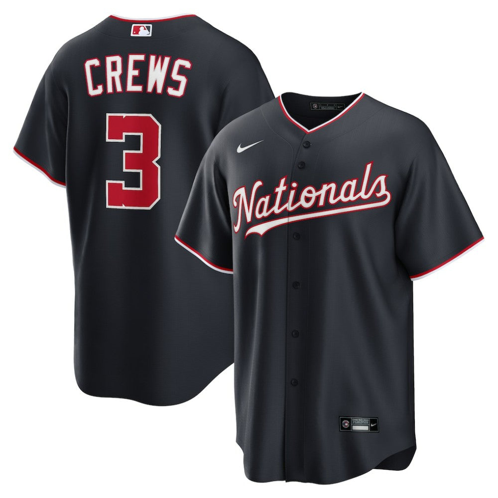 Dylan Crews Washington Nationals Nike Alternate Replica Jersey - MLB Jerseys