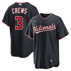 Dylan Crews Washington Nationals Nike Alternate Replica Jersey - MLB Jerseys