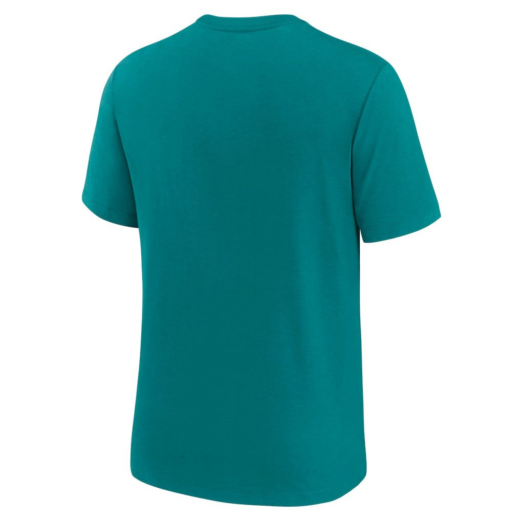 Miami Dolphins Favorable Timeline Tri-Blend T-Shirt | NFL Sale