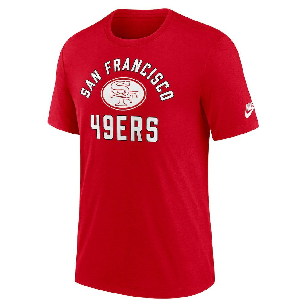 San Francisco 49ers Favorable Timeline Tri-Blend T-Shirt | NFL On sale