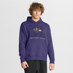 Baltimore Ravens Busted Play Club Fleece Pullover Hoodie | NFL US