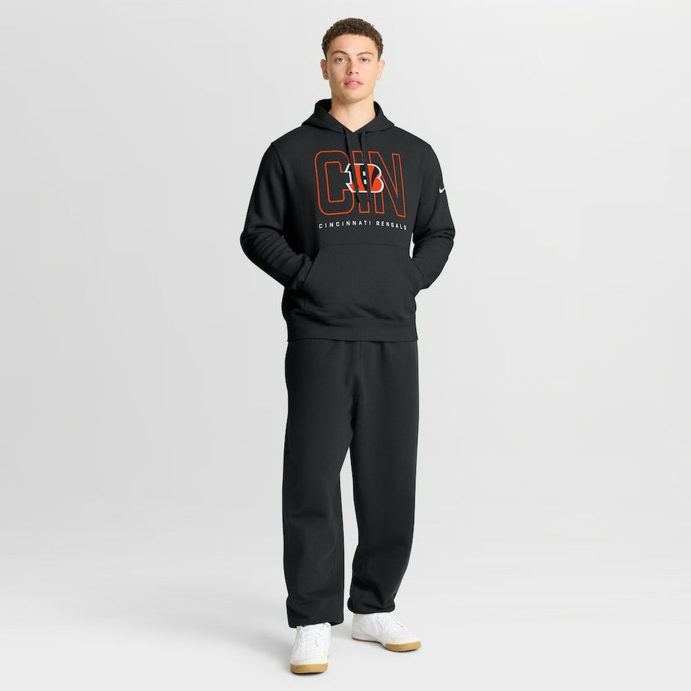 Cincinnati Bengals Busted Play Club Fleece Pullover Hoodie | NFL Hot
