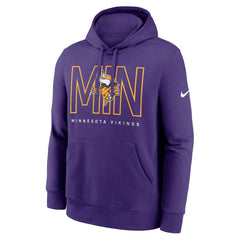 Minnesota Vikings Busted Play Club Fleece Pullover Hoodie | NFL Outlet