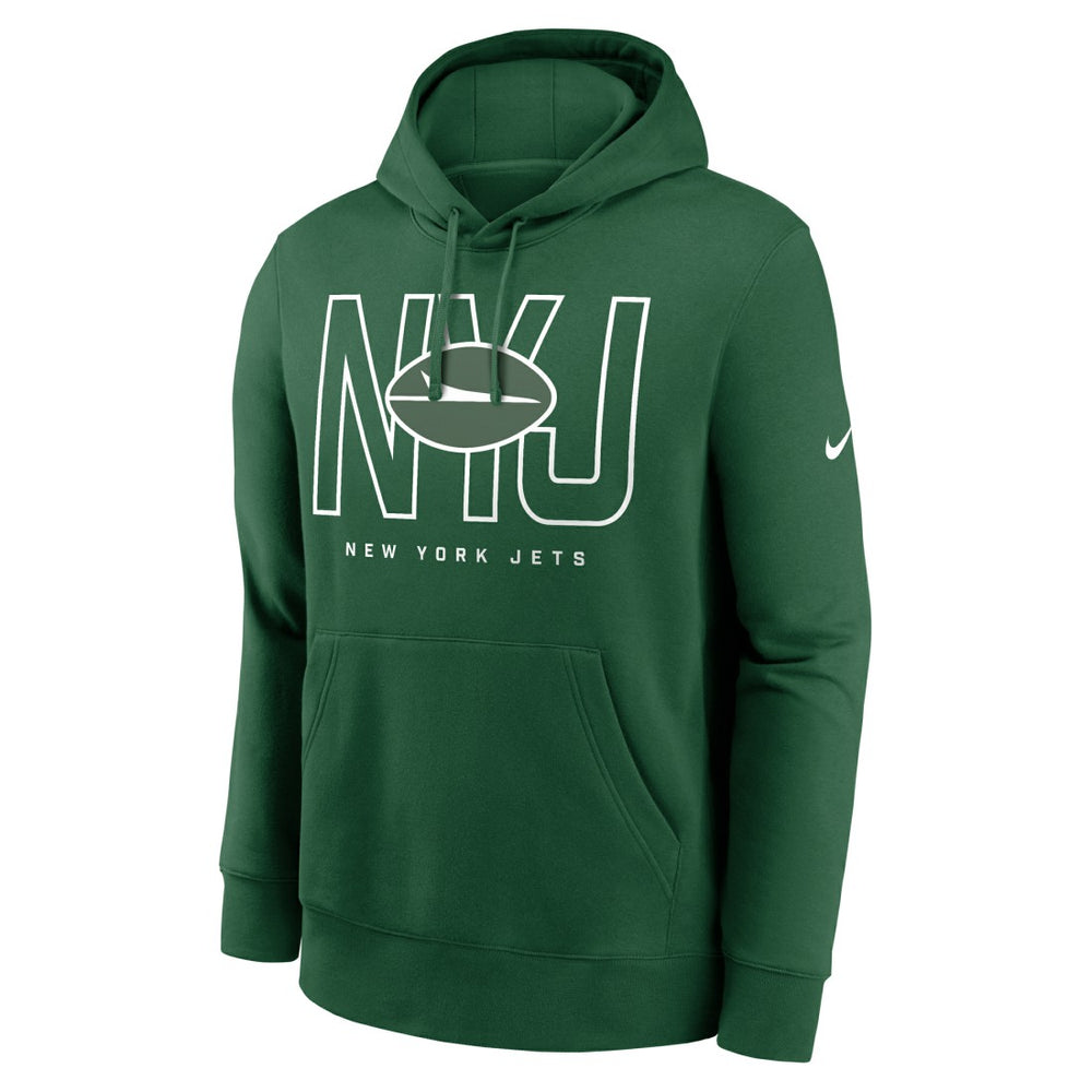New York Jets Busted Play Club Fleece Pullover Hoodie | NFL US