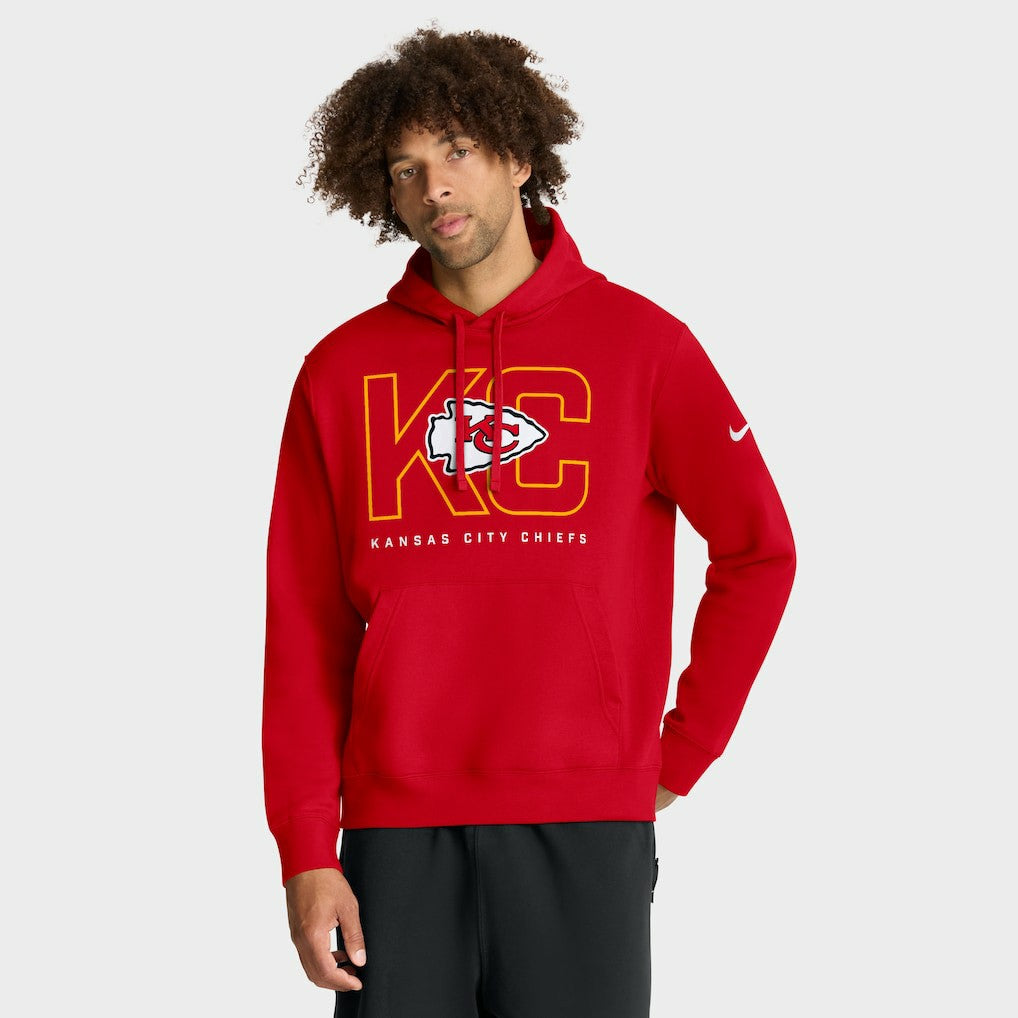 Kansas City Chiefs Busted Play Club Fleece Pullover Hoodie | NFL Online