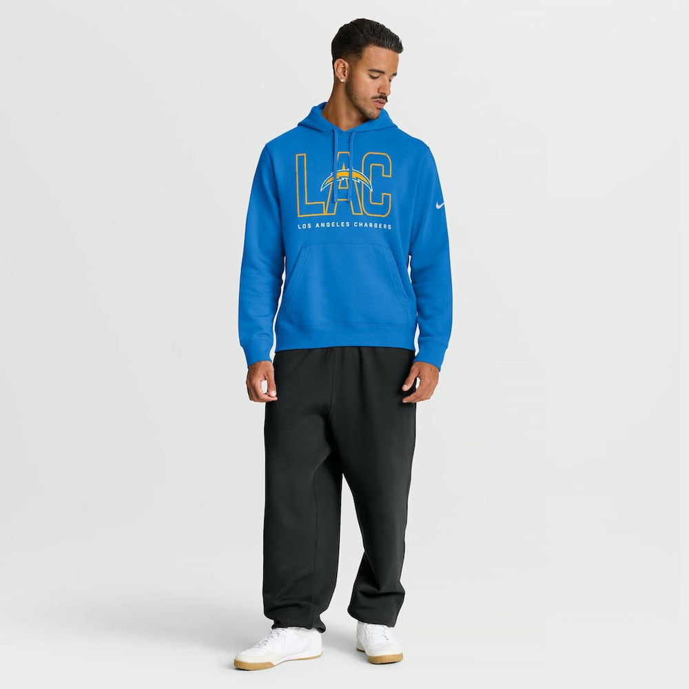 Los Angeles Chargers Busted Play Club Fleece Pullover Hoodie | NFL New