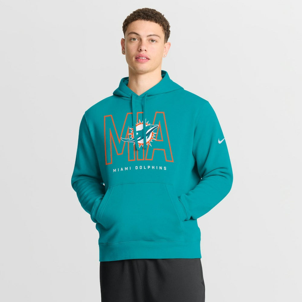Miami Dolphins Busted Play Club Fleece Pullover Hoodie | NFL Online