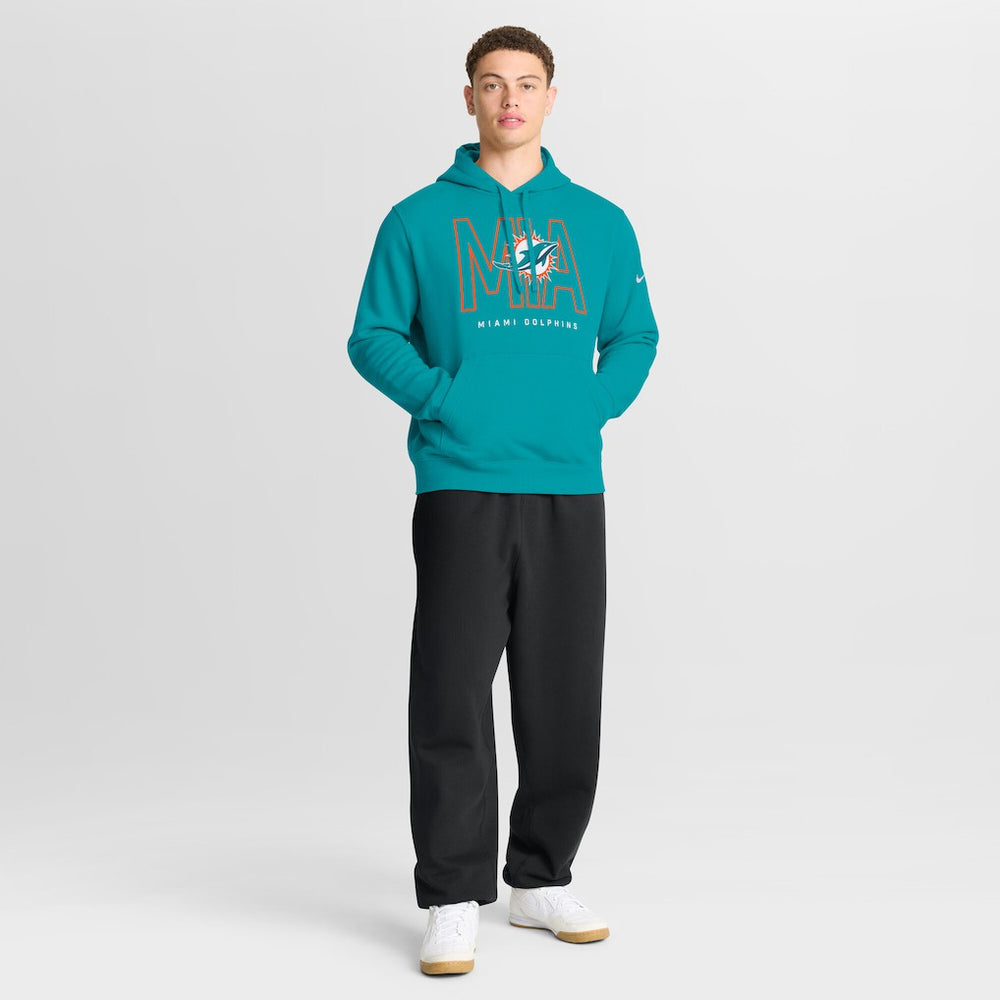 Miami Dolphins Busted Play Club Fleece Pullover Hoodie | NFL Online
