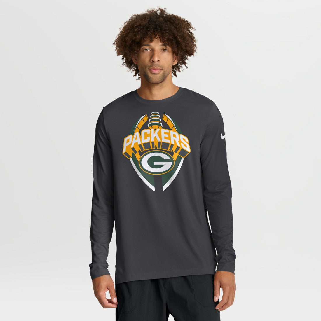 Green Bay Packers Primetime Legend Icon Performance Long Sleeve T-Shirt | NFL Discount