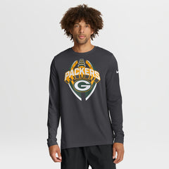 Green Bay Packers Primetime Legend Icon Performance Long Sleeve T-Shirt | NFL Discount
