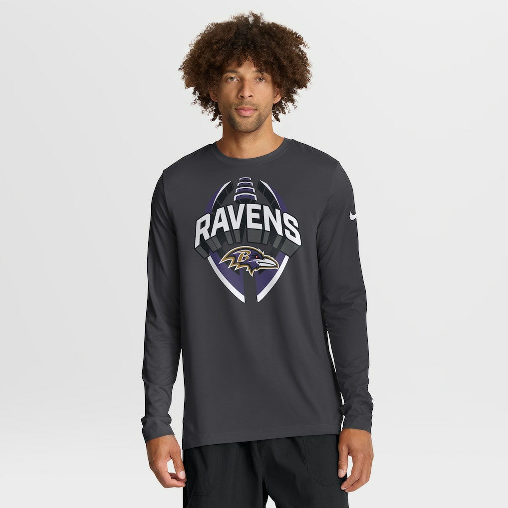 Baltimore Ravens Primetime Legend Icon Performance Long Sleeve T-Shirt | NFL Outlet