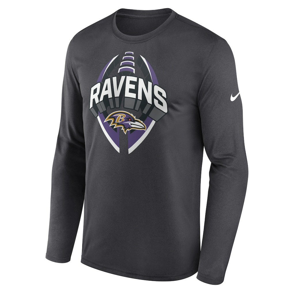 Baltimore Ravens Primetime Legend Icon Performance Long Sleeve T-Shirt | NFL Outlet