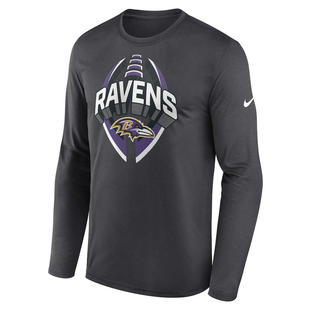 Baltimore Ravens Primetime Legend Icon Performance Long Sleeve T-Shirt | NFL Outlet