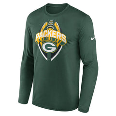 Green Bay Packers Primetime Legend Icon Performance Long Sleeve T-Shirt | NFL Hot